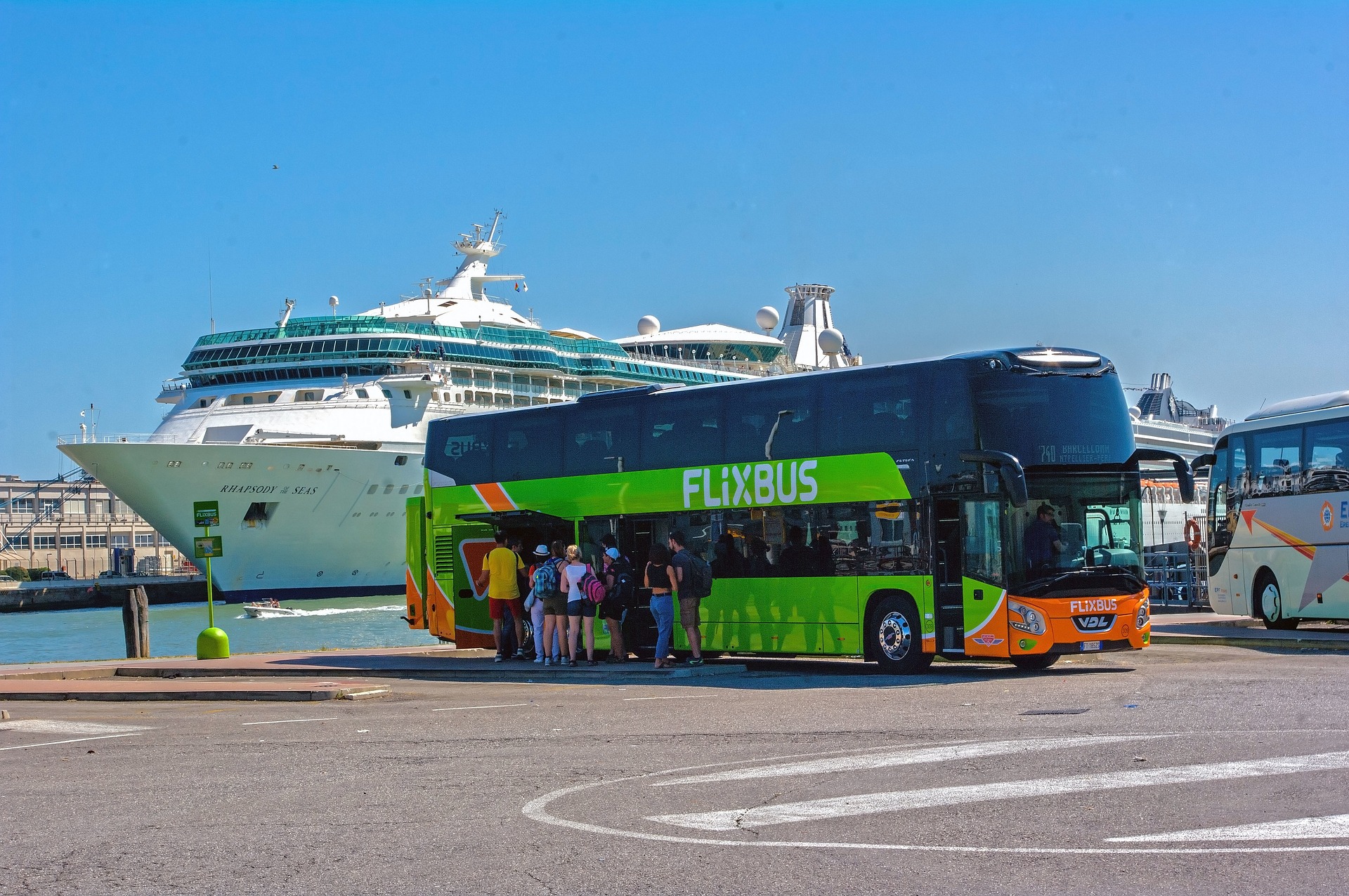 Passagiere am Flixbus
